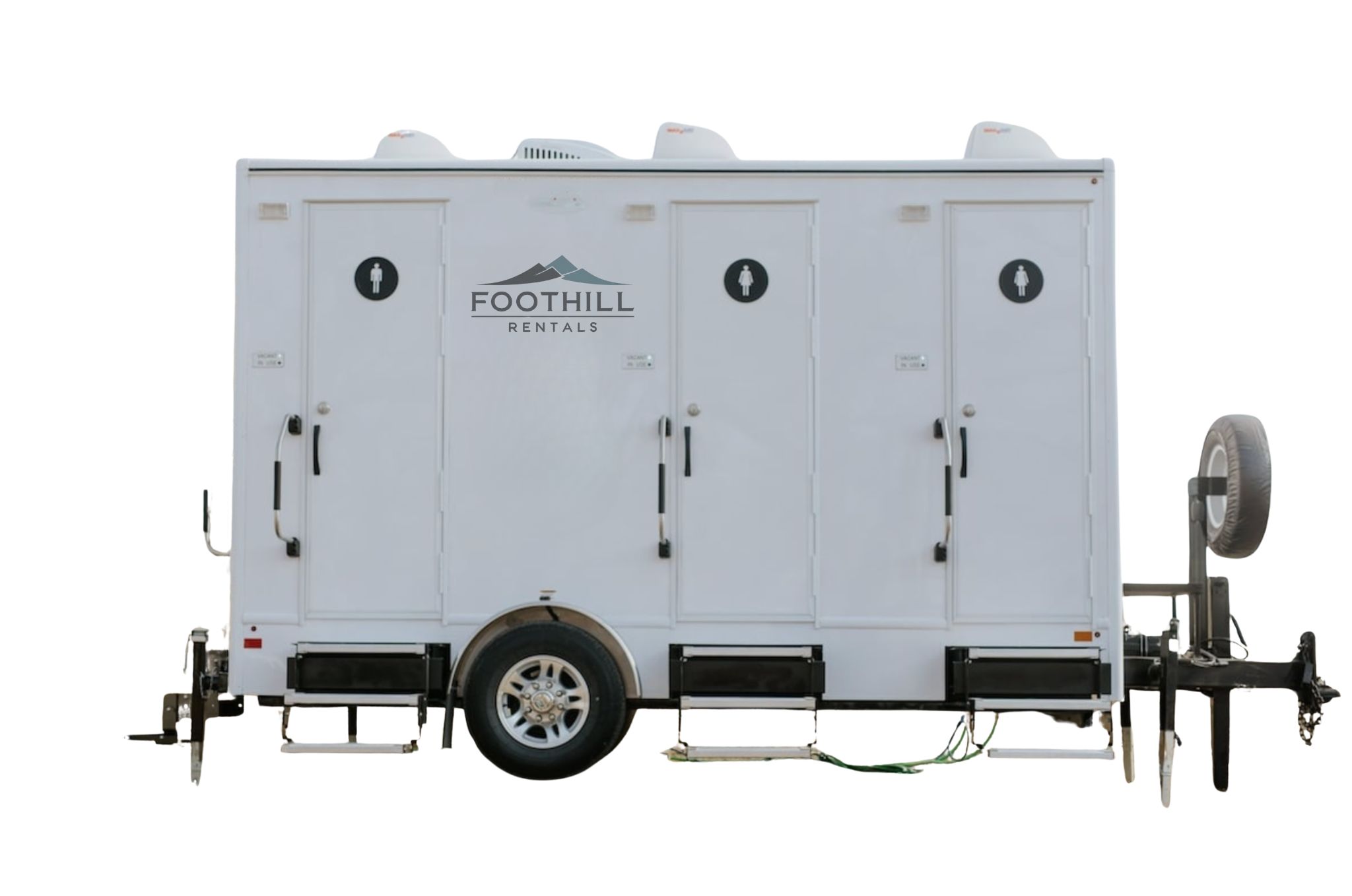 Professional luxury restroom trailer